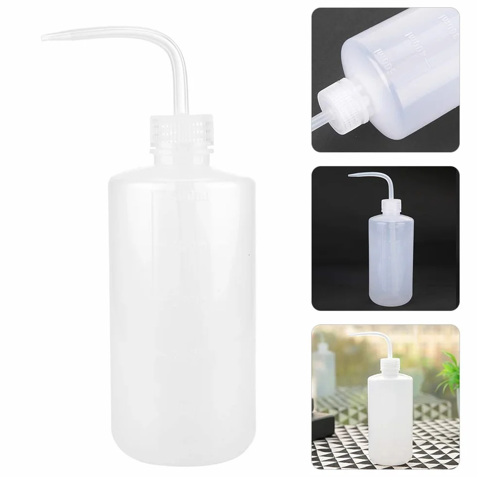 Szczypta butelka na wodę do sukulentów - plastikowa puszka ze znacznikami w skali - lekka i łatwa w użyciu - odmiany roślin (500 ml)