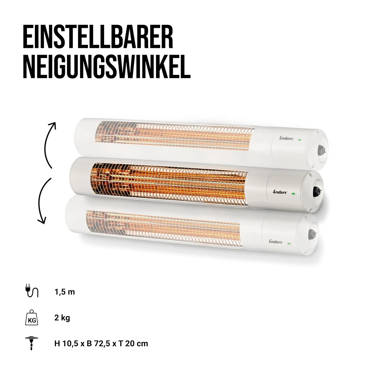 Enders Oxeo White – elektryczny grzejnik ścienny