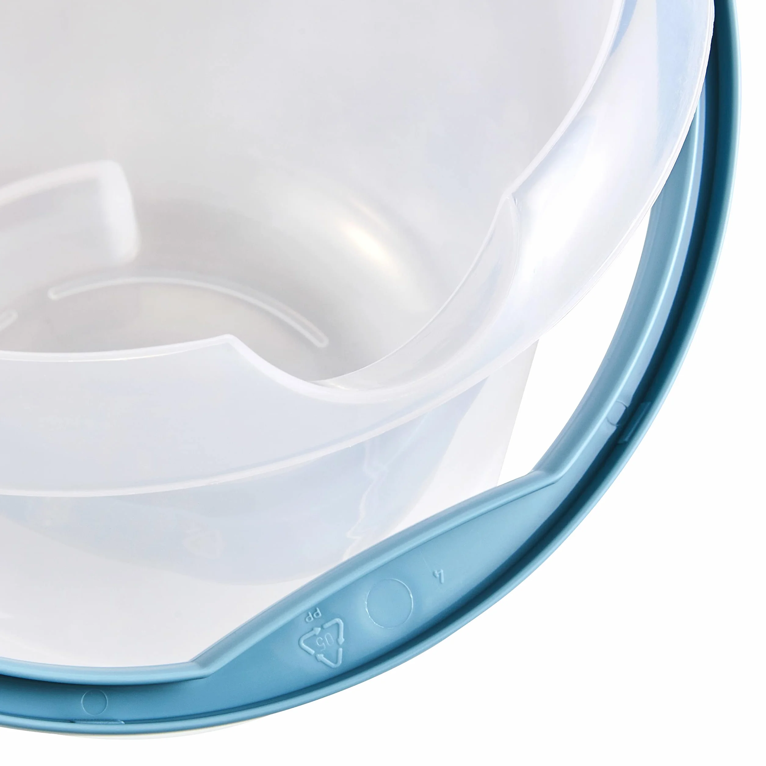 keeeper Wiadro ze skalą pomiarową i ergonomicznym uchwytem, ​​5 l, Mika, Przezroczyste