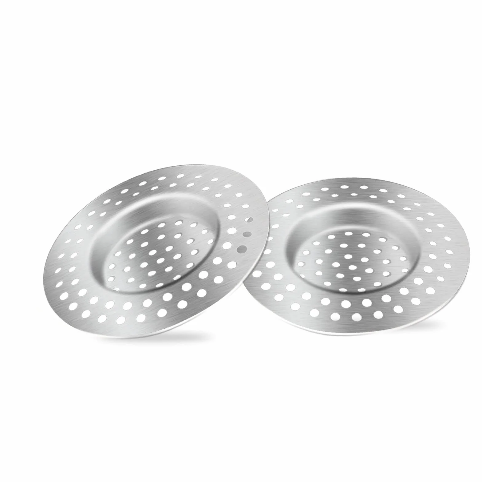 2 szt. sitko do zlewu kuchennego i łazienkowego, filtr odpływowy ze stali nierdzewnej, ochrona odpływu wanny, osłona odpływu prysznicowego, pułapka łapacz włosów zatyczka korek, średnica zewnętrzna