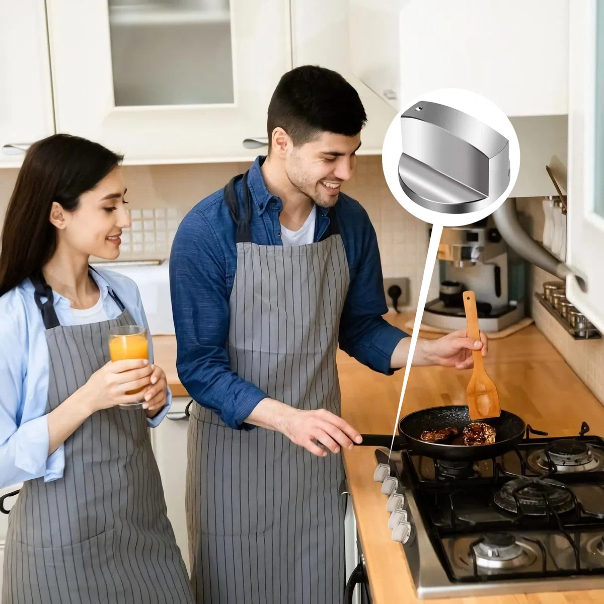 Pokrętło kuchenka 6 mm kuchenka gazowa guziki metalowe uniwersalny przełącznik piekarnika Rotary przełącznik obrotowy do piekarnika kuchnia gazowa płyta kuchenna gazowa grill stołowy 6 sztuk