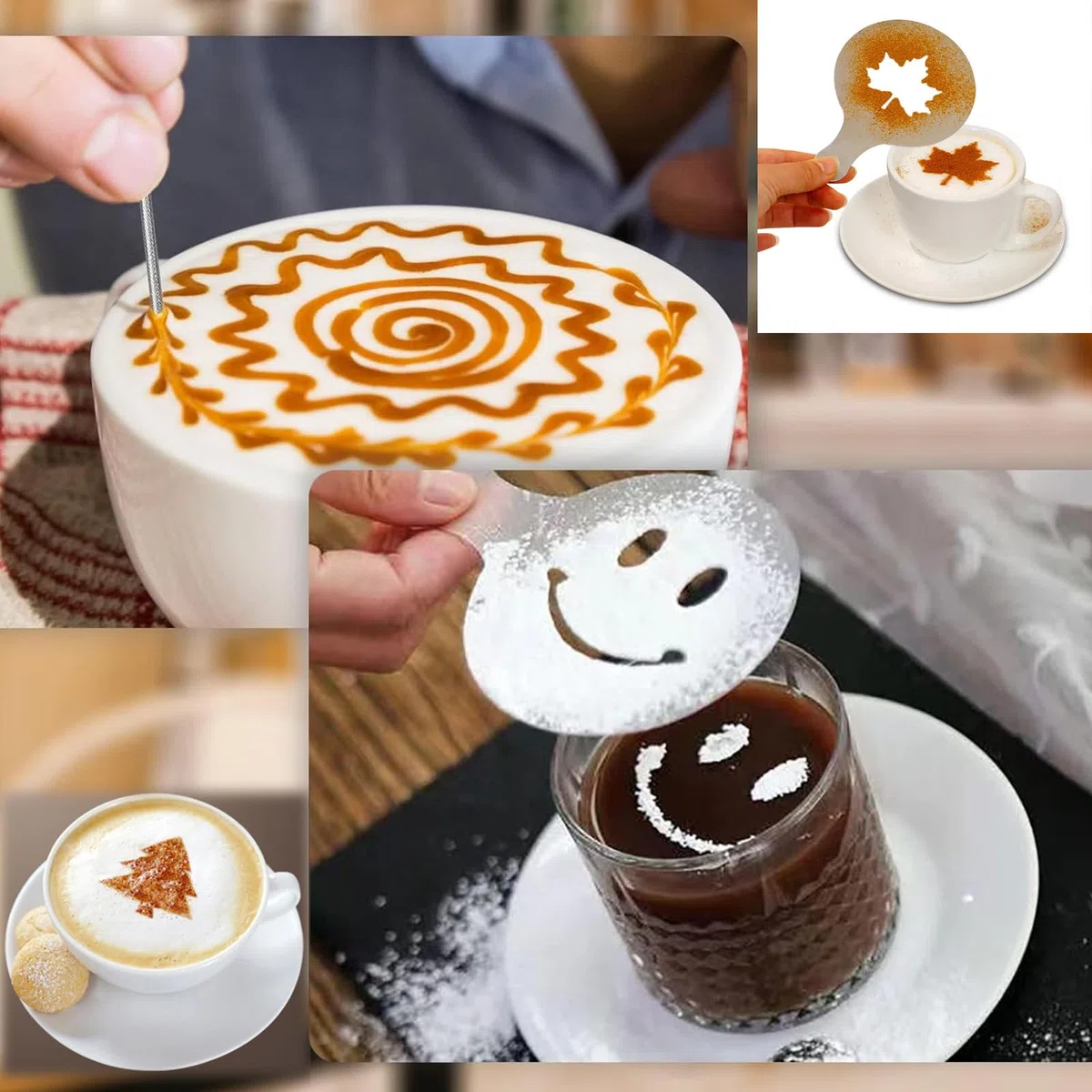 Dzbanek do mleka ze stali nierdzewnej, 350 ml Dzbanek do Spieniania Mleka, latte dekorowanie pióro artystyczne, Dzbanek na Mleko z Miarką dla Baristy, Espresso, Latte Art
