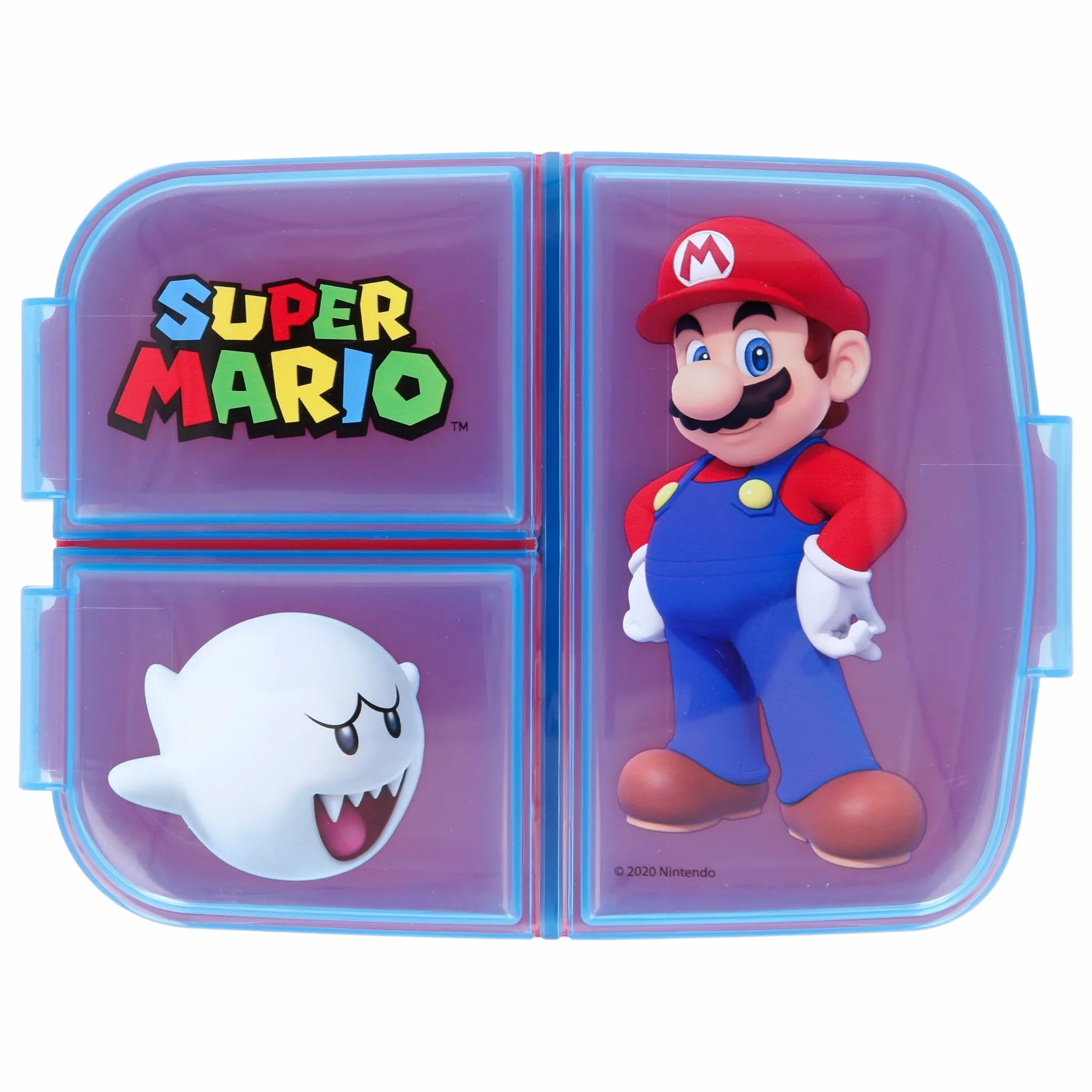 WIELOKOMARTOWANE PUDEŁKO LUNCH | SUPER MARIO Czarne