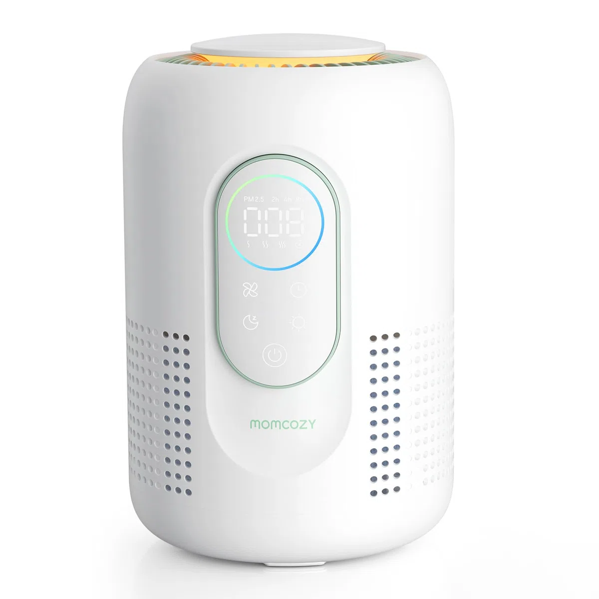 Momcozy Oczyszczacz Powietrza do Pokoju Dziecięcego, 4-stopniowy System Filtrów z H13 HEPA i Węglem, Monitor i Wyświetlacz Jakości Powietrza PM2.5 w Czasie Rzeczywistym