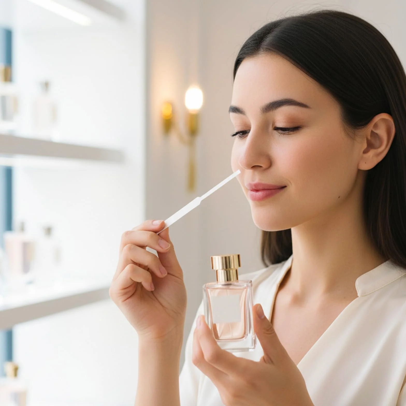 600 sztuk pasków testowych do testowania perfum, papier testowy do testowania zapachów bibuły, paski zapachowe, do testowania olejków eterycznych, perfum instant, 13 cm