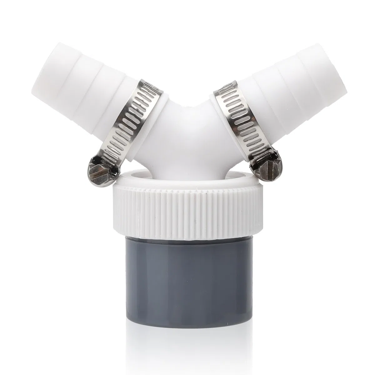 Adapter do odpływu pralki, podwójne przyłącze Y-Adapter z wlotem 18-24 mm i wylotem 40 mm, rura z obejścią do zmywarki, suszarki, pralki