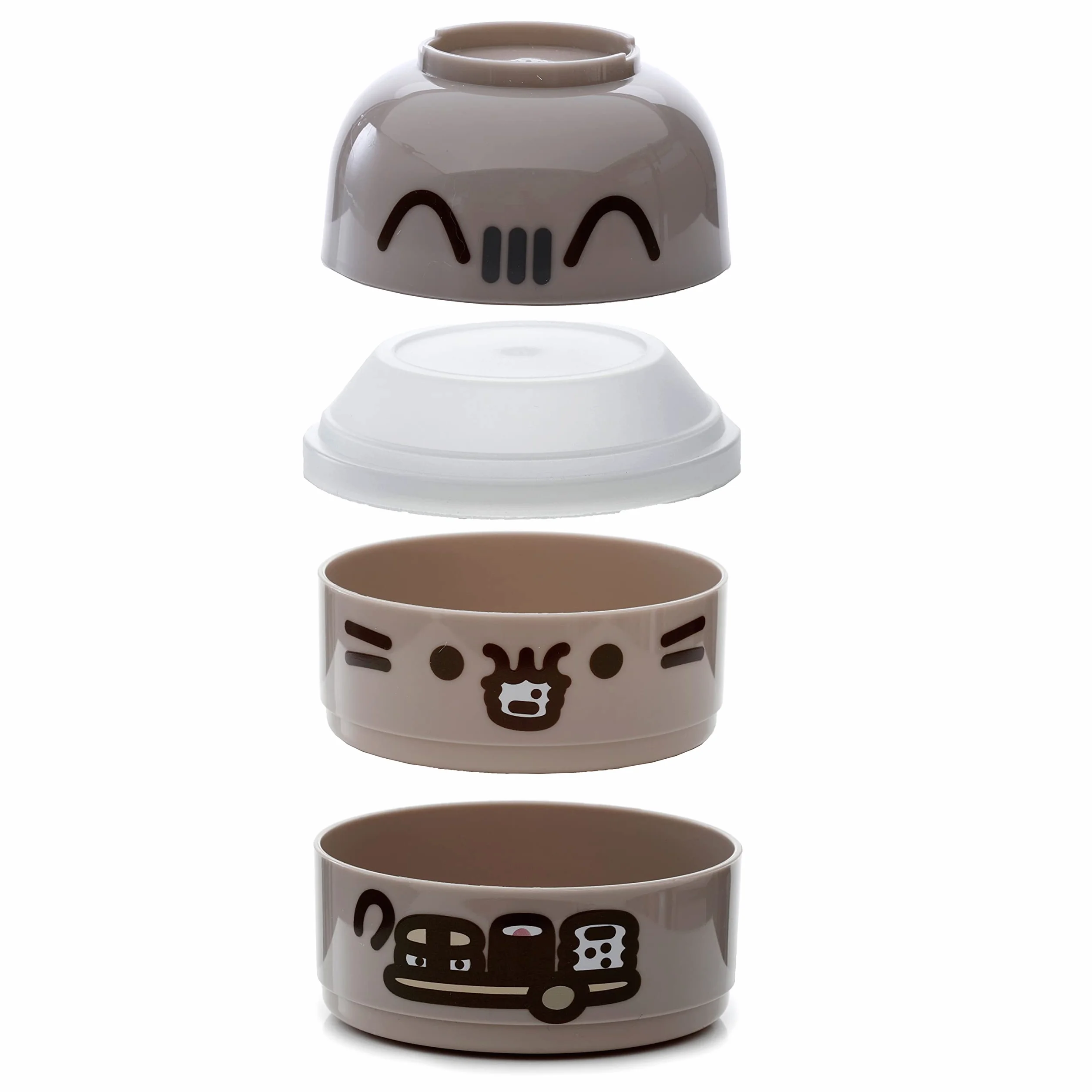 Pusheen okrągłe pudełko na posiłki Bento - kot, pojedyncze