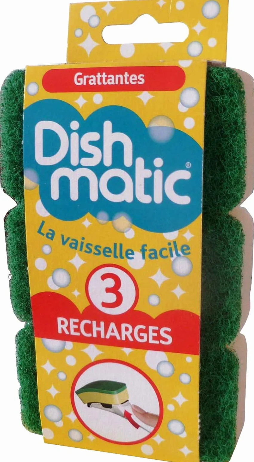 Dishmatic Gąbki Kuchenne, 3 sztuki