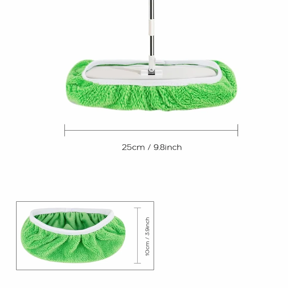 4 ściereczki wielokrotnego użytku do mopa Swiffer, suche ściereczki podłogowe do mopa Swiffer Sweeper, wilgotne i suche, uniwersalne ściereczki podłogowe do czyszczenia powierzchni, podłóg
