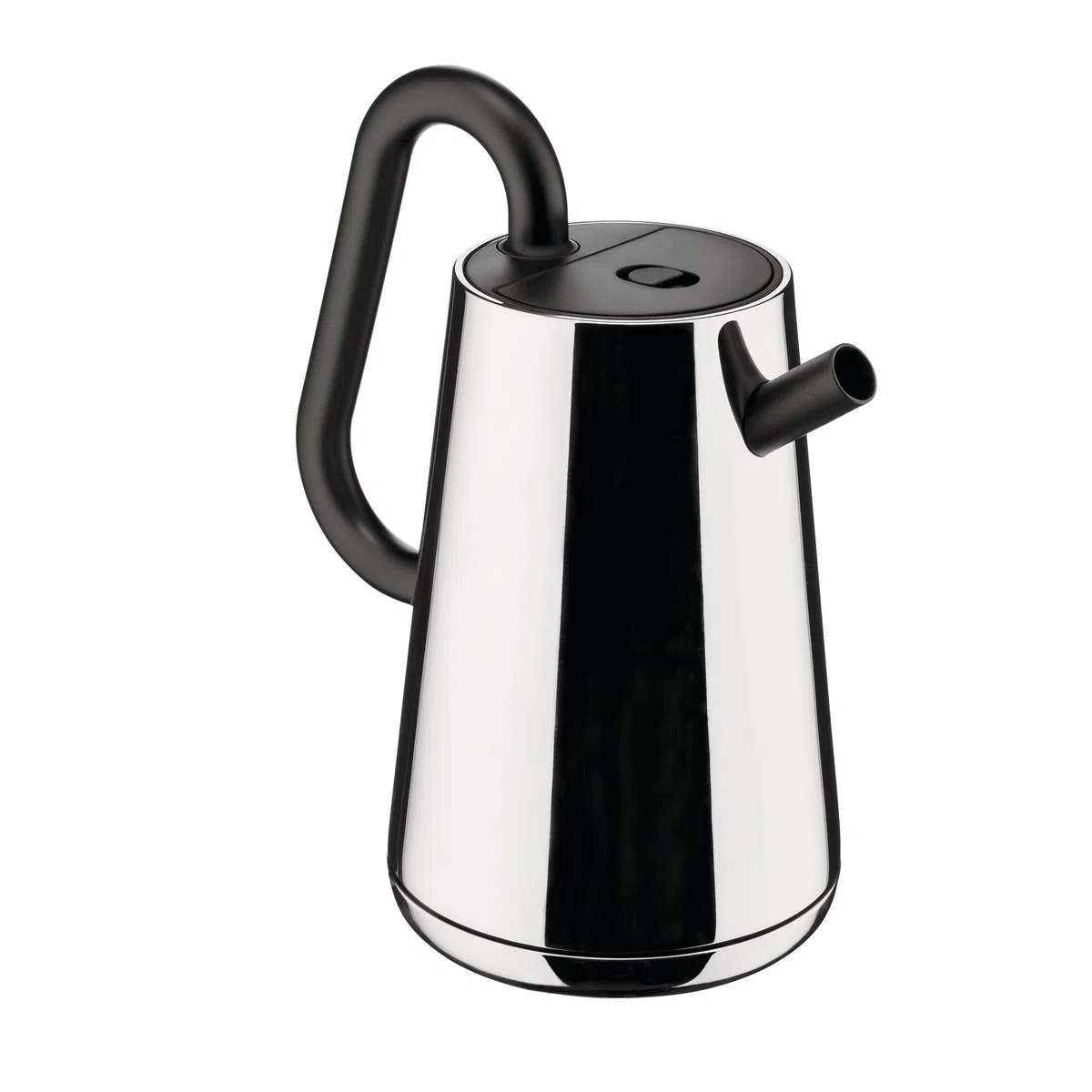 Alessi Toru NE01 B designerski czajnik elektryczny, stal nierdzewna 18/10 i żywica termoplastyczna, gniazdo europejskie, 2400 W, 170 cl, czarny