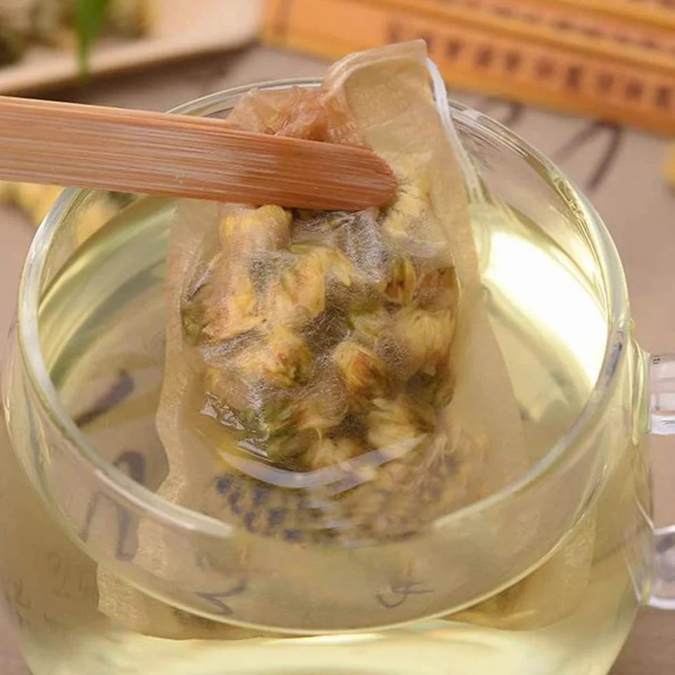 Torebki do herbaty sypkiej, 200 sztuk, jednorazowe torebki z filtrem do herbaty, z papieru, puste torebki do samodzielnego napełniania, sitko do herbaty, zaparzacza do herbaty, filtr do herbaty