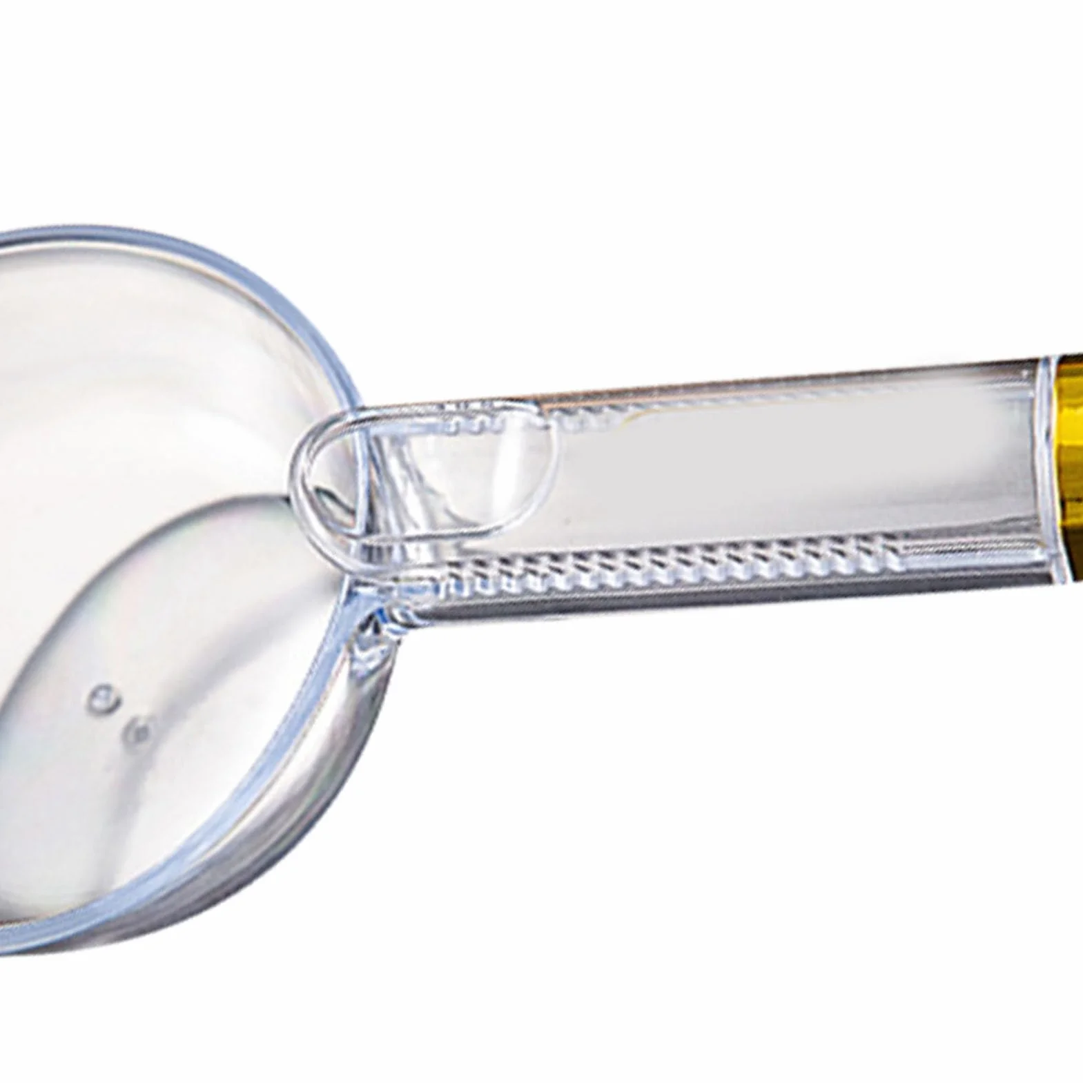 Łyżka do Porcjowania Ryżu, 180 Ml Długa Rączka Przezroczysta Miarka do Ryżu Łopatka do Ziaren Kawy Łyżka Kuchenna do Ziaren Kawy Herbata Cukier Białko w Proszku (Przezroczysty)