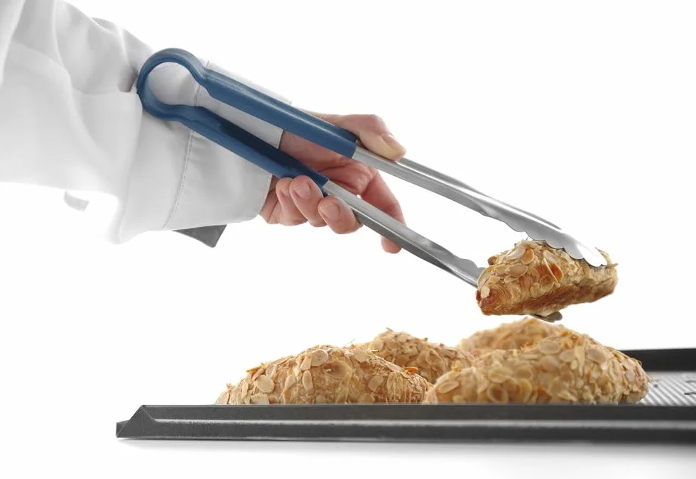 HENDI Szczypce do serwowania HACCP 250 mm niebieskie