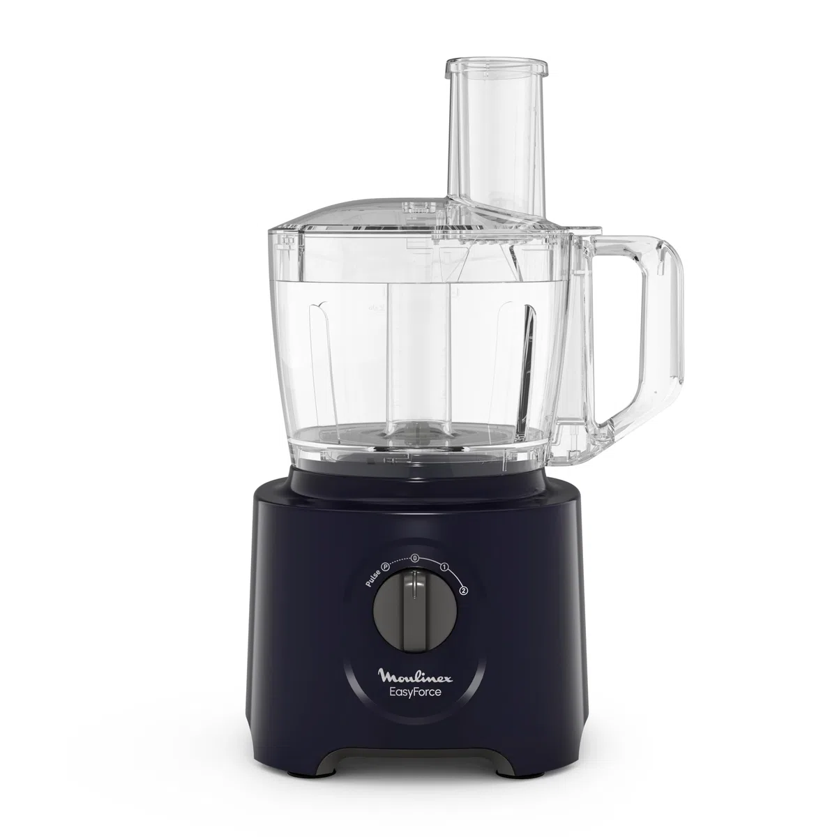 Moulinex Easy Force Wielofunkcyjny robot kuchenny, 800 W, 25 funkcji, 2 prędkości + puls, 6 akcesoriów, w tym 1 blender w zestawie, kompaktowy FP247810, Night Blue