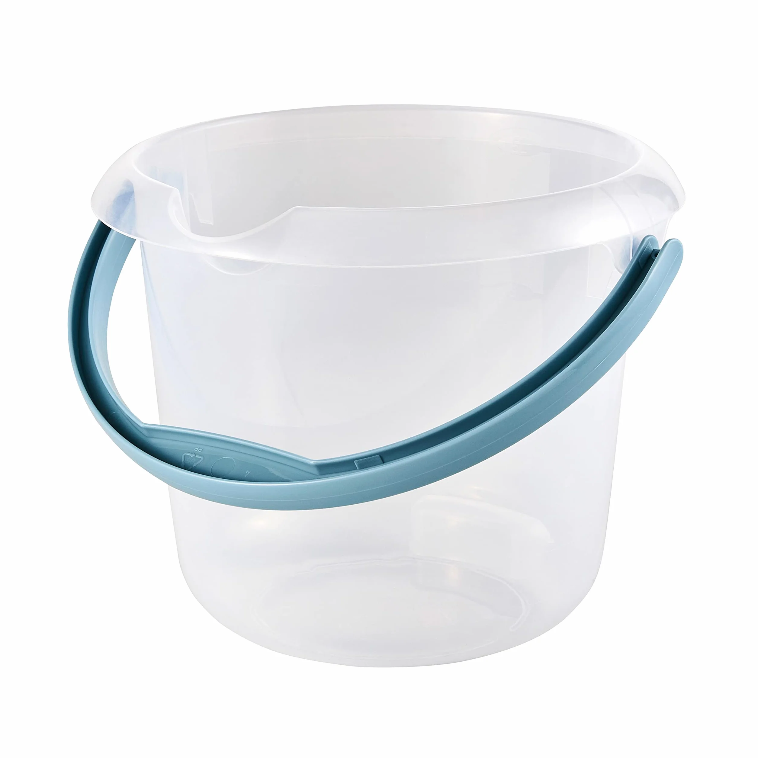 keeeper Wiadro ze skalą pomiarową i ergonomicznym uchwytem, ​​5 l, Mika, Przezroczyste