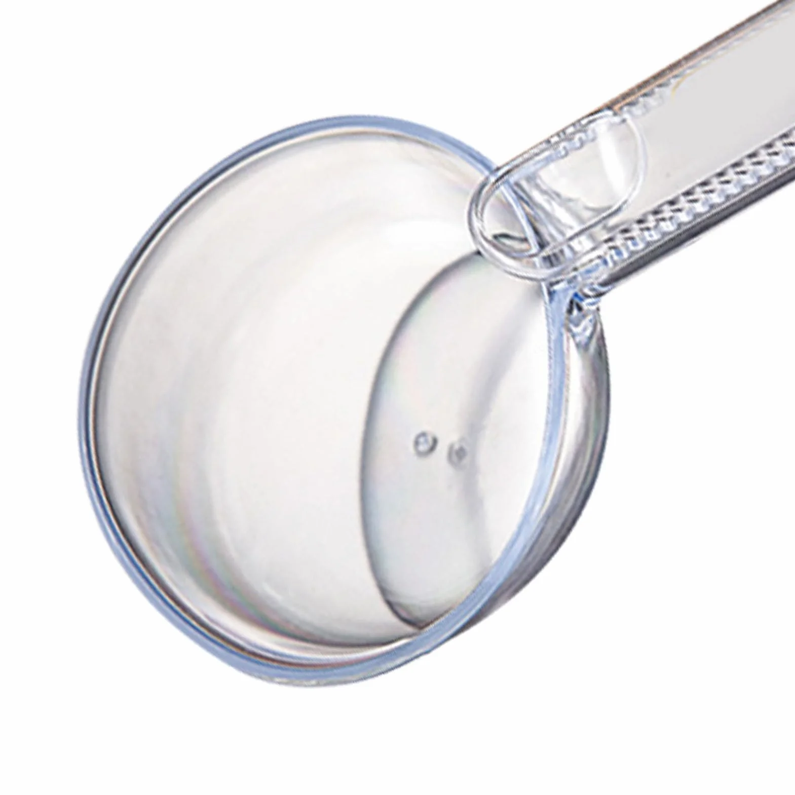 Łyżka do Porcjowania Ryżu, 180 Ml Długa Rączka Przezroczysta Miarka do Ryżu Łopatka do Ziaren Kawy Łyżka Kuchenna do Ziaren Kawy Herbata Cukier Białko w Proszku (Przezroczysty)